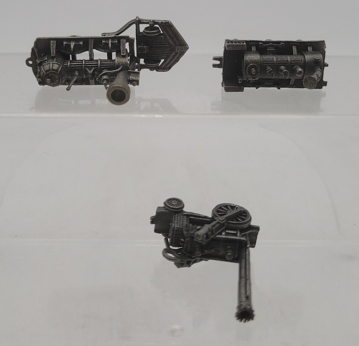 Franklin Mint Assorted Pewter Steam Locomotives [3] VG