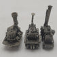 Franklin Mint Assorted Pewter Steam Locomotives [3] VG