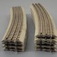 Lionel 6-12041 O Gauge FasTrack O72 Full Curve Track (9) VG