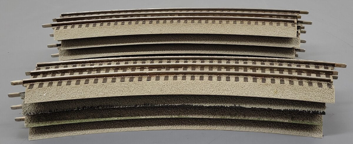 Lionel 6-12041 O Gauge FasTrack O72 Full Curve Track (9) VG