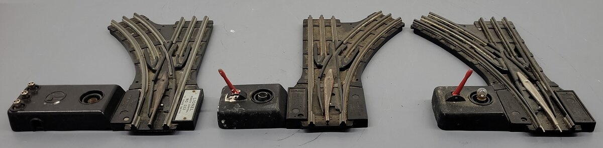 Lionel O22 Vintage O Left-Hand & Right-Hand Remote Control Switches [3]