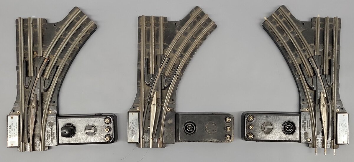 Lionel O22 Vintage O Left-Hand & Right-Hand Remote Control Switches [3]