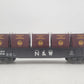 MTH 30-7297 Norfolk & Western Gondola Car w/LCL Containers EX