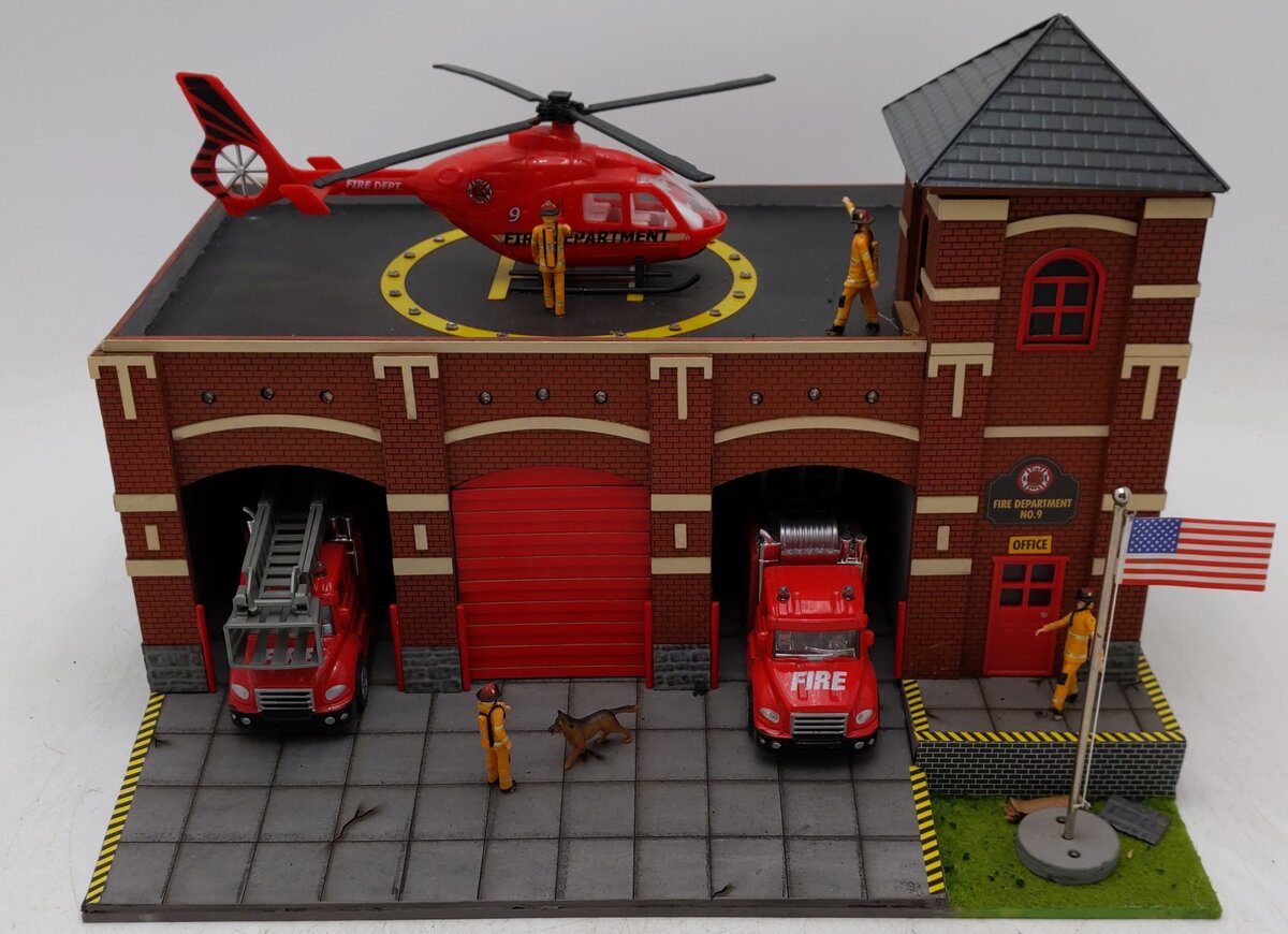Menards 279-5927 O Scale Fire Station Building #9
