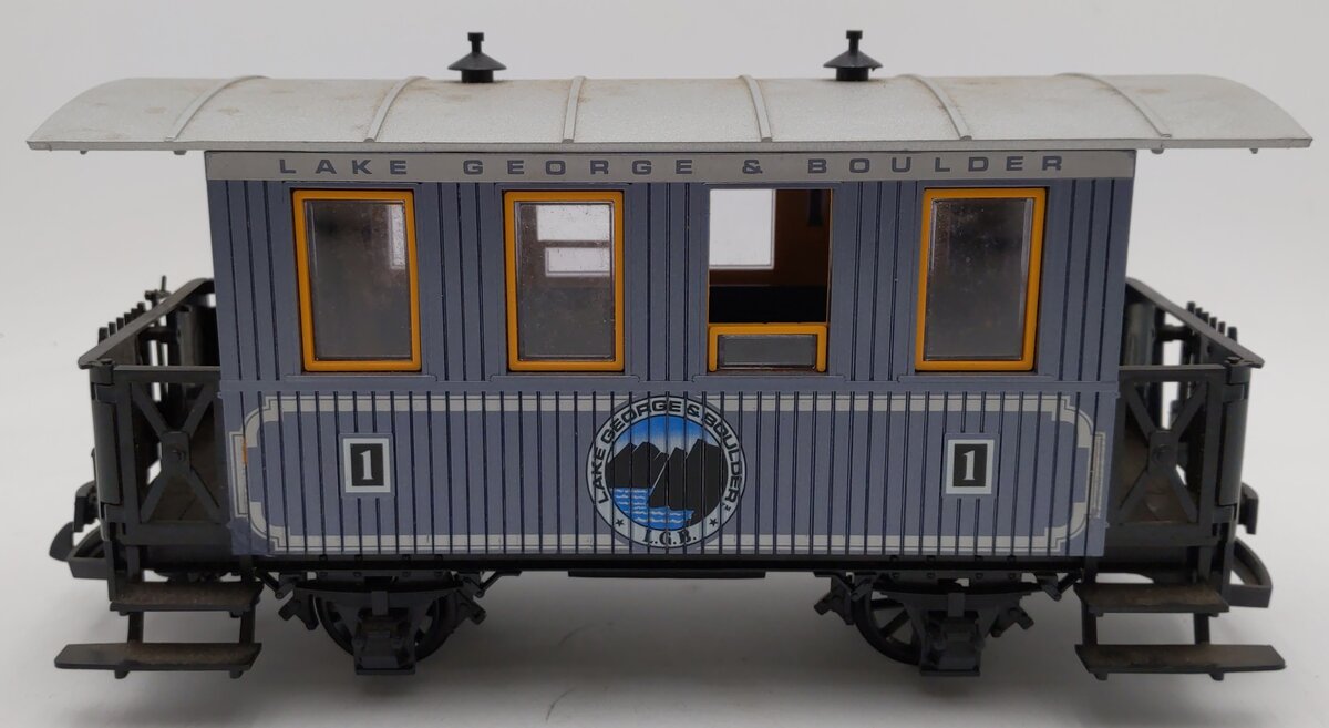 LGB 22301 G Scale Lake George & Boulder Passenger Car #1 VG