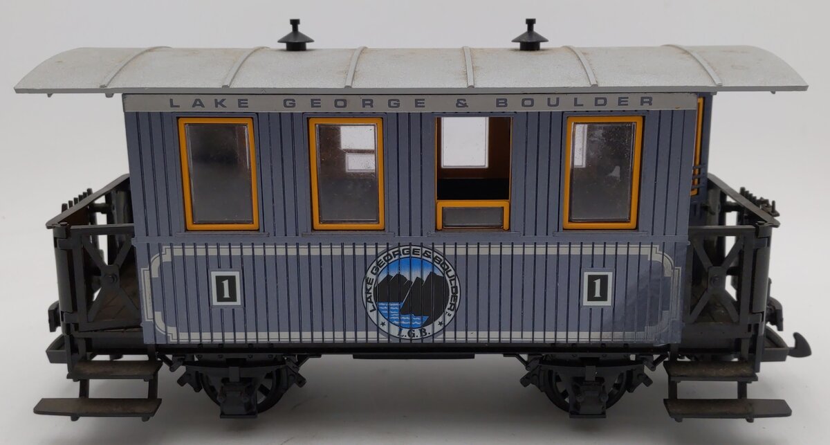 LGB 22301 G Scale Lake George & Boulder Passenger Car #1 VG