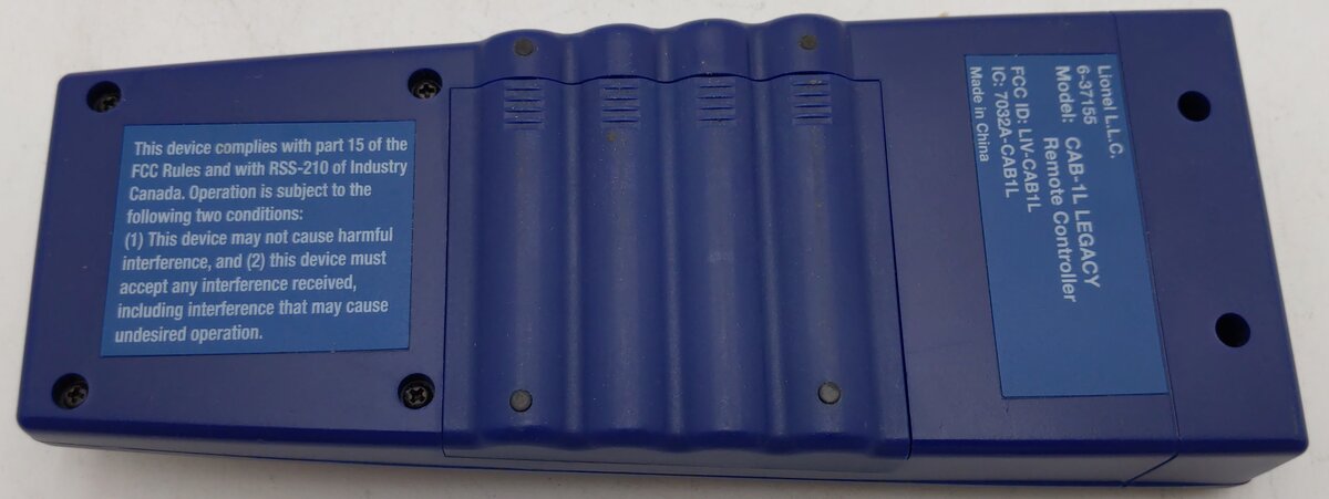 Lionel 6-37155 Legacy CAB-1L Remote Controller EX