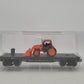 Menards 279-3186 O Gauge Chicago & North Western Flatcar with Kubota Tractor NEW
