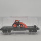 Menards 279-3186 O Gauge Chicago & North Western Flatcar with Kubota Tractor NEW