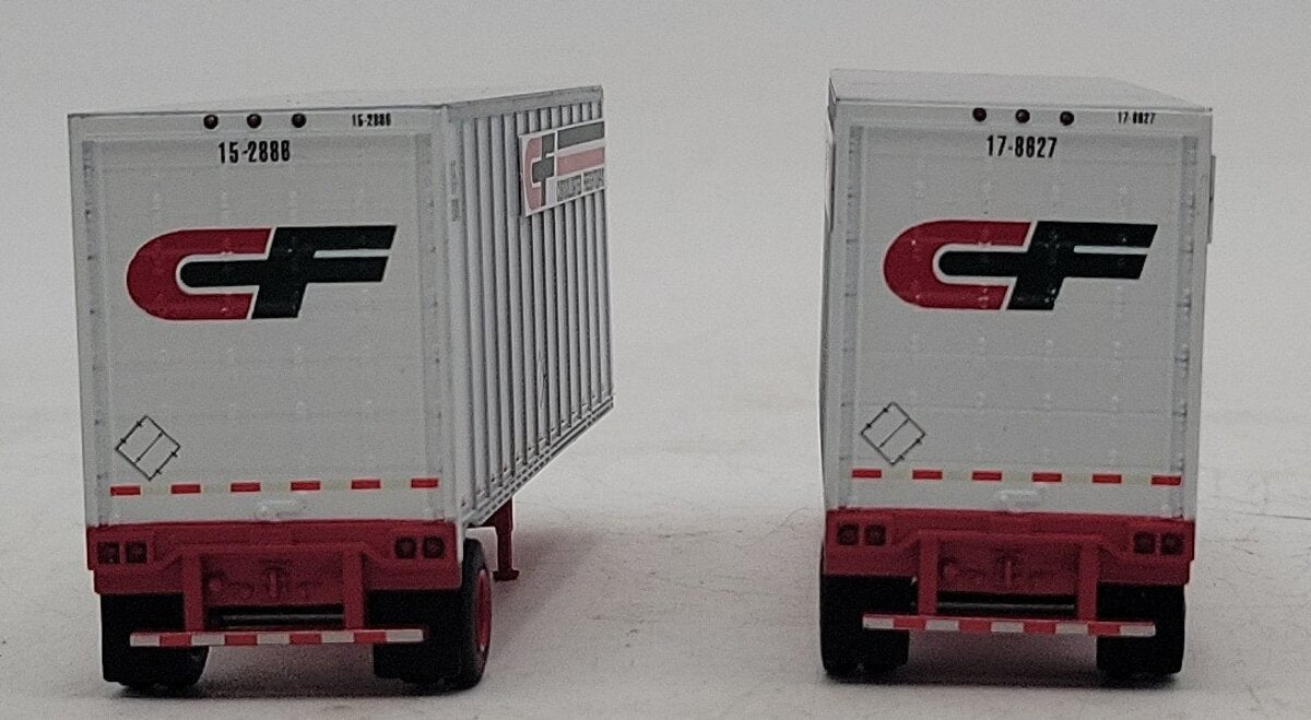 Athearn 91052 HO CF 28' Trailers with Dolly #2 (2) LN/Box