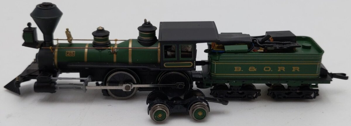 Atlas 40002119 N Baltimore & Ohio 4-4-0 American Steam Locomotive #25 EX/Box