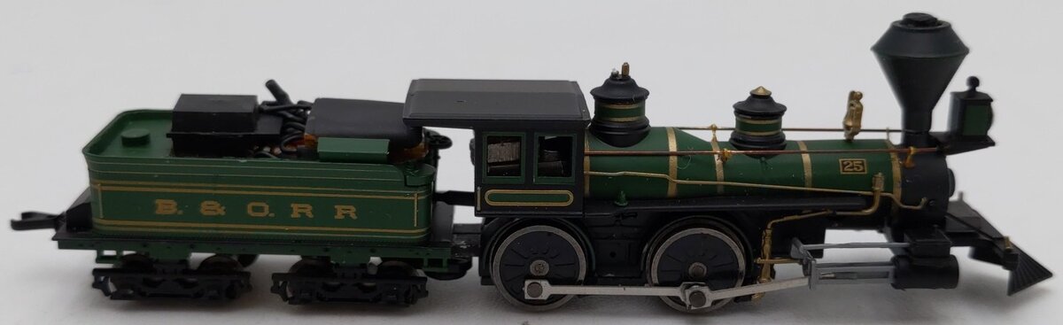 Atlas 40002119 N Baltimore & Ohio 4-4-0 American Steam Locomotive #25 EX/Box