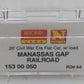 Micro-Trains 15300050 N Manassas Gap Railroad 26' Civil War Era Flatcar #64 EX/Box