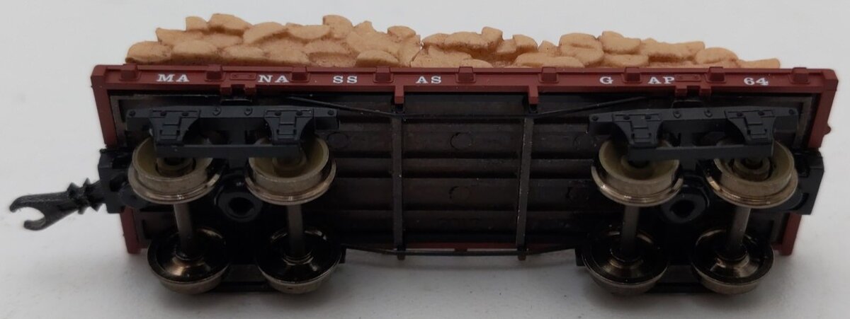 Micro-Trains 15300050 N Manassas Gap Railroad 26' Civil War Era Flatcar #64 EX/Box