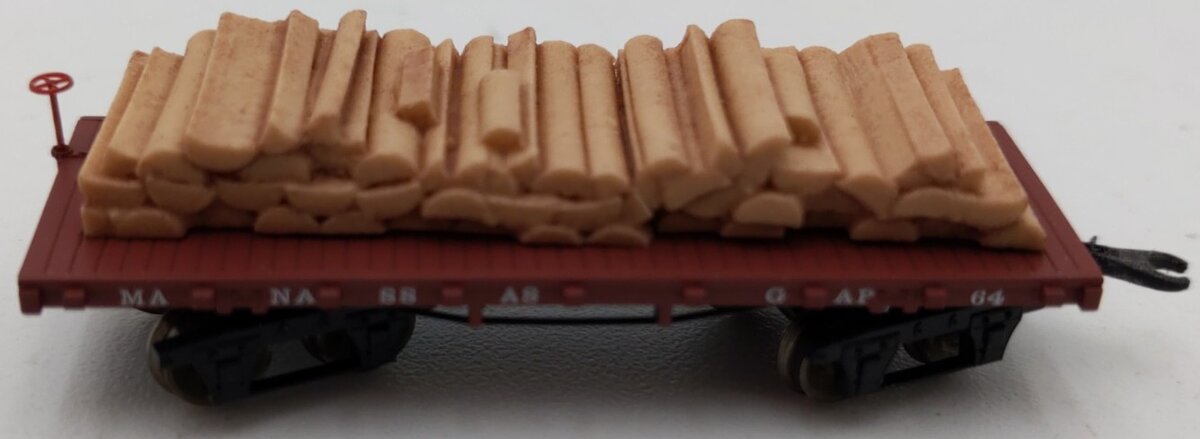 Micro-Trains 15300050 N Manassas Gap Railroad 26' Civil War Era Flatcar #64 EX/Box
