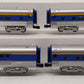 Lionel 6-15313 O Gauge Delaware & Hudson Aluminum 4-Car Passenger Set EX/Box
