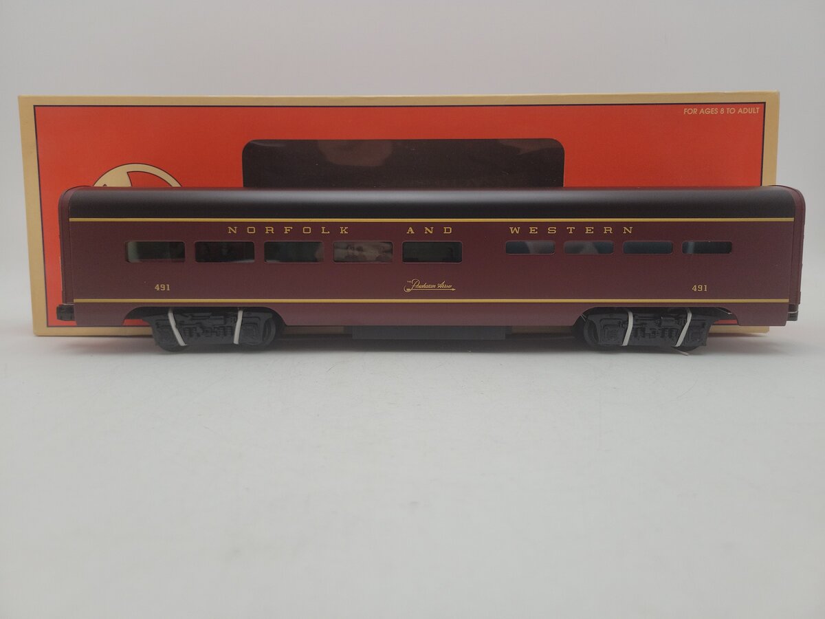 Lionel 6-15384 O Gauge N&W Stationsounds Diner Car #491 LN/Box