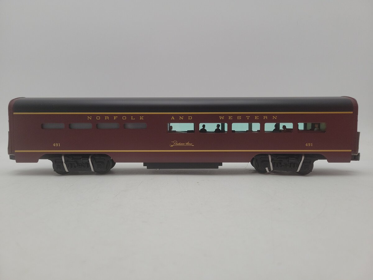 Lionel 6-15384 O Gauge N&W Stationsounds Diner Car #491 LN/Box