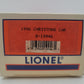 Lionel 6-19946 O Gauge Christmas Holiday Boxcar 1996 VG/Box