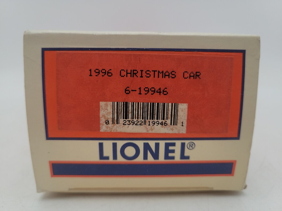 Lionel 6-19946 O Gauge Christmas Holiday Boxcar 1996 VG/Box