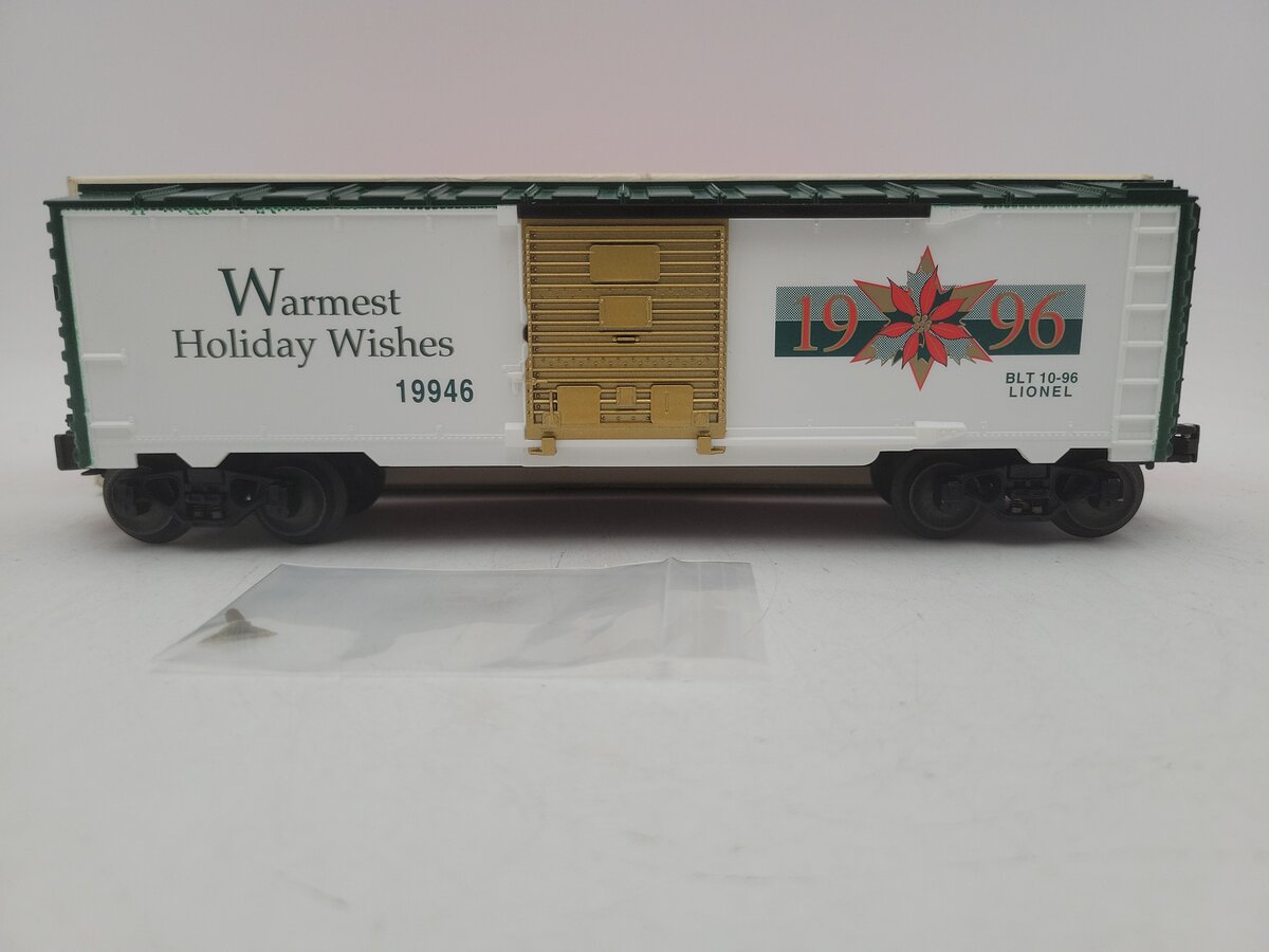 Lionel 6-19946 O Gauge Christmas Holiday Boxcar 1996 VG/Box