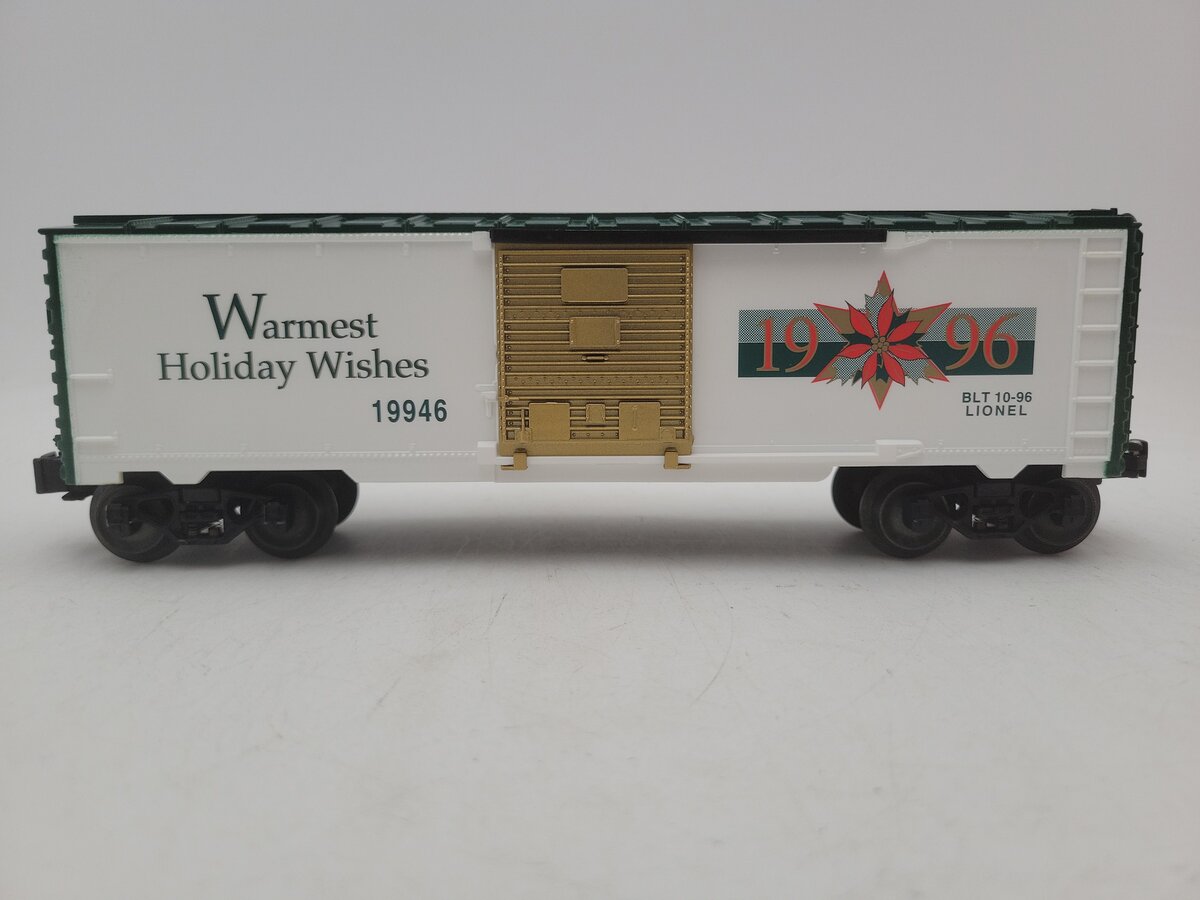 Lionel 6-19946 O Gauge Christmas Holiday Boxcar 1996 VG/Box