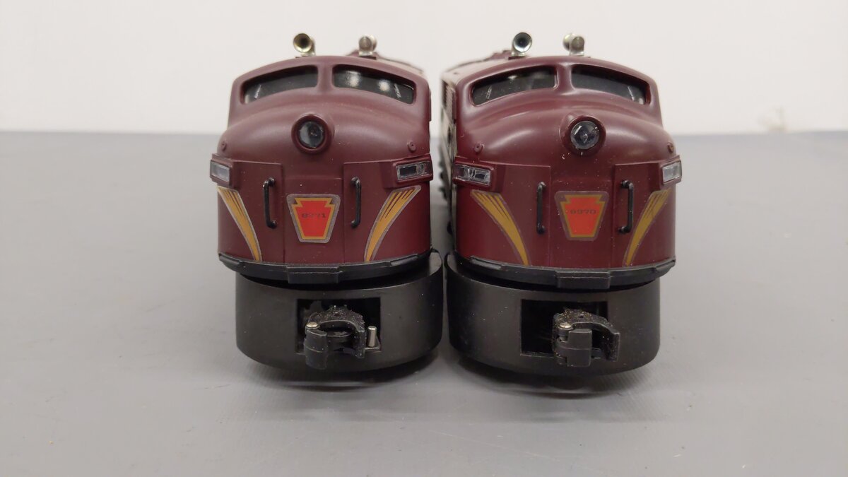 Lionel 6-8970 O Gauge Pennsylvania F3 Tuscan AA Diesel Locomotive Set- 8970/8971 EX/Box