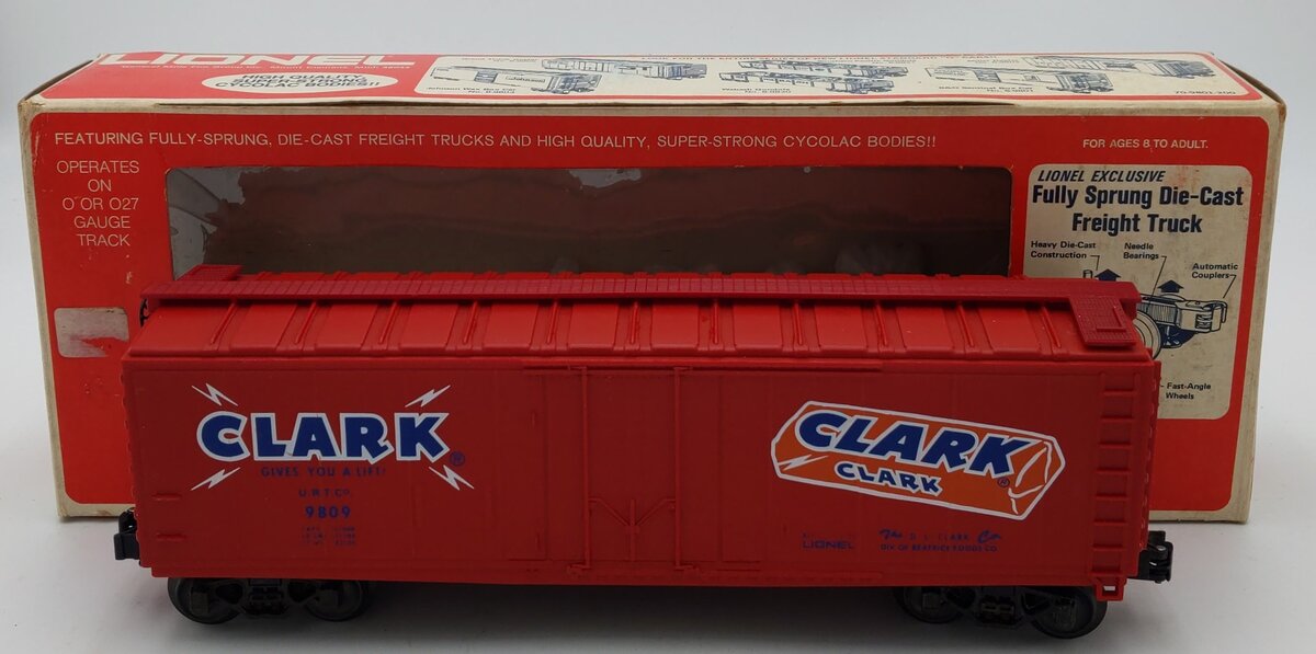 Lionel 6-9809 O Gauge Clark Reefer Car #9809 LN/Box