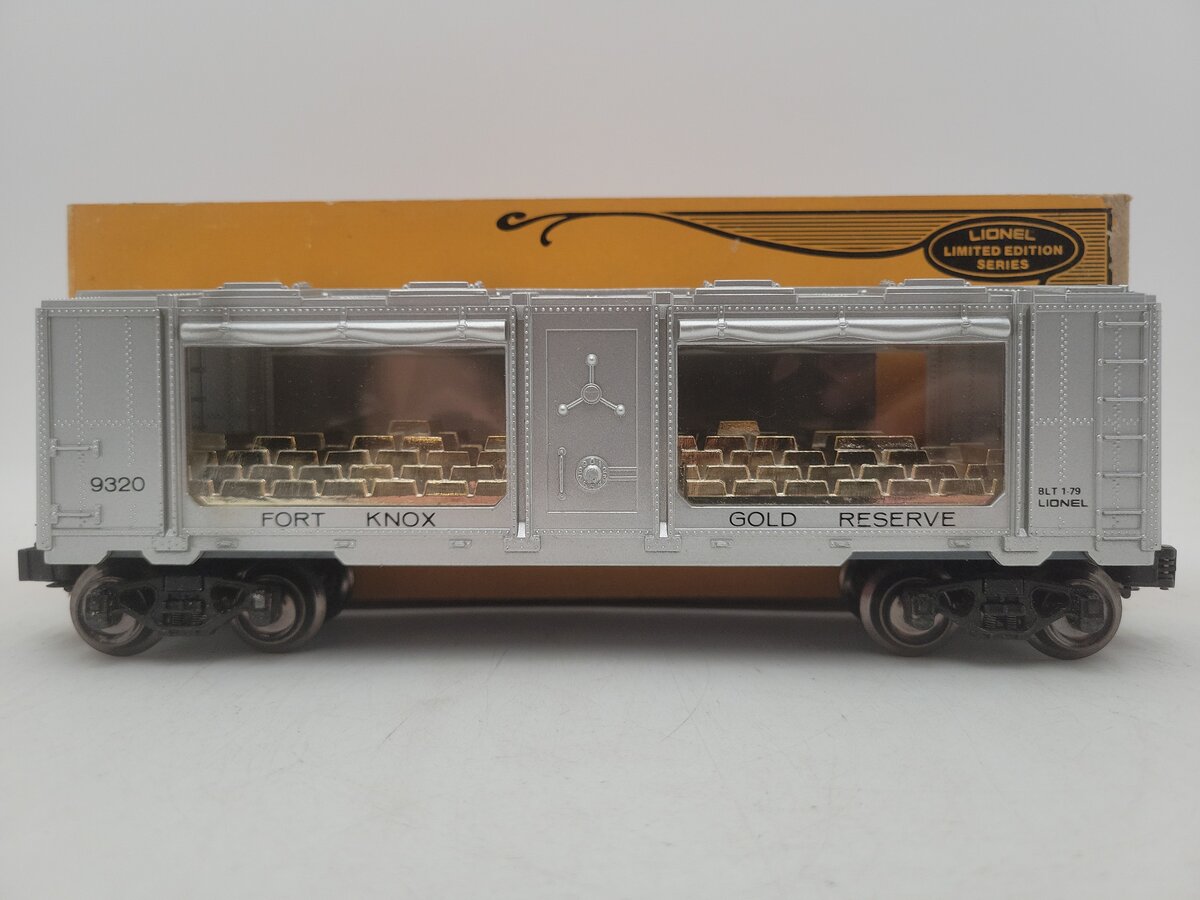 Lionel 6-9320 O Gauge Fort Knox Gold Bullion Car #9320 EX/Box