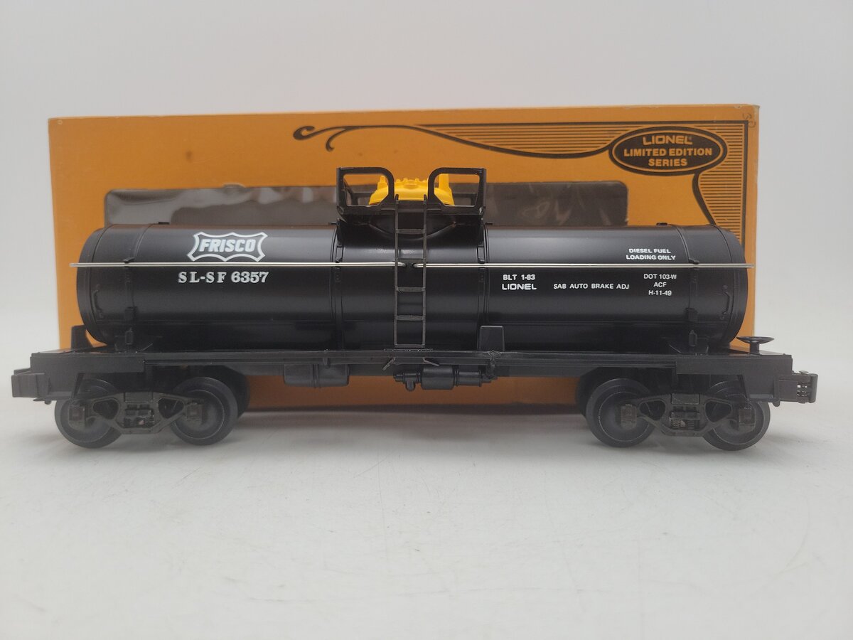 Lionel 6-6357 O Gauge Frisco Single Dome Tank Car #6357 EX/Box