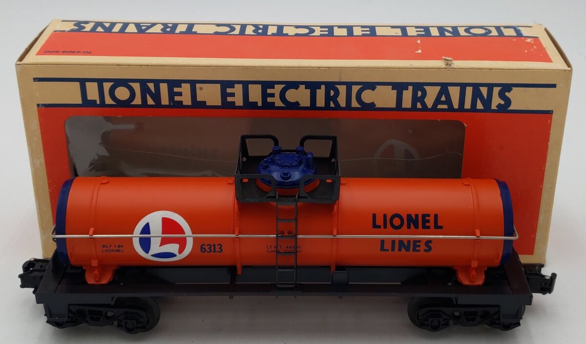 Lionel 6-6313 O Gauge Lionel Lines Single Dome Tank Car LN/Box