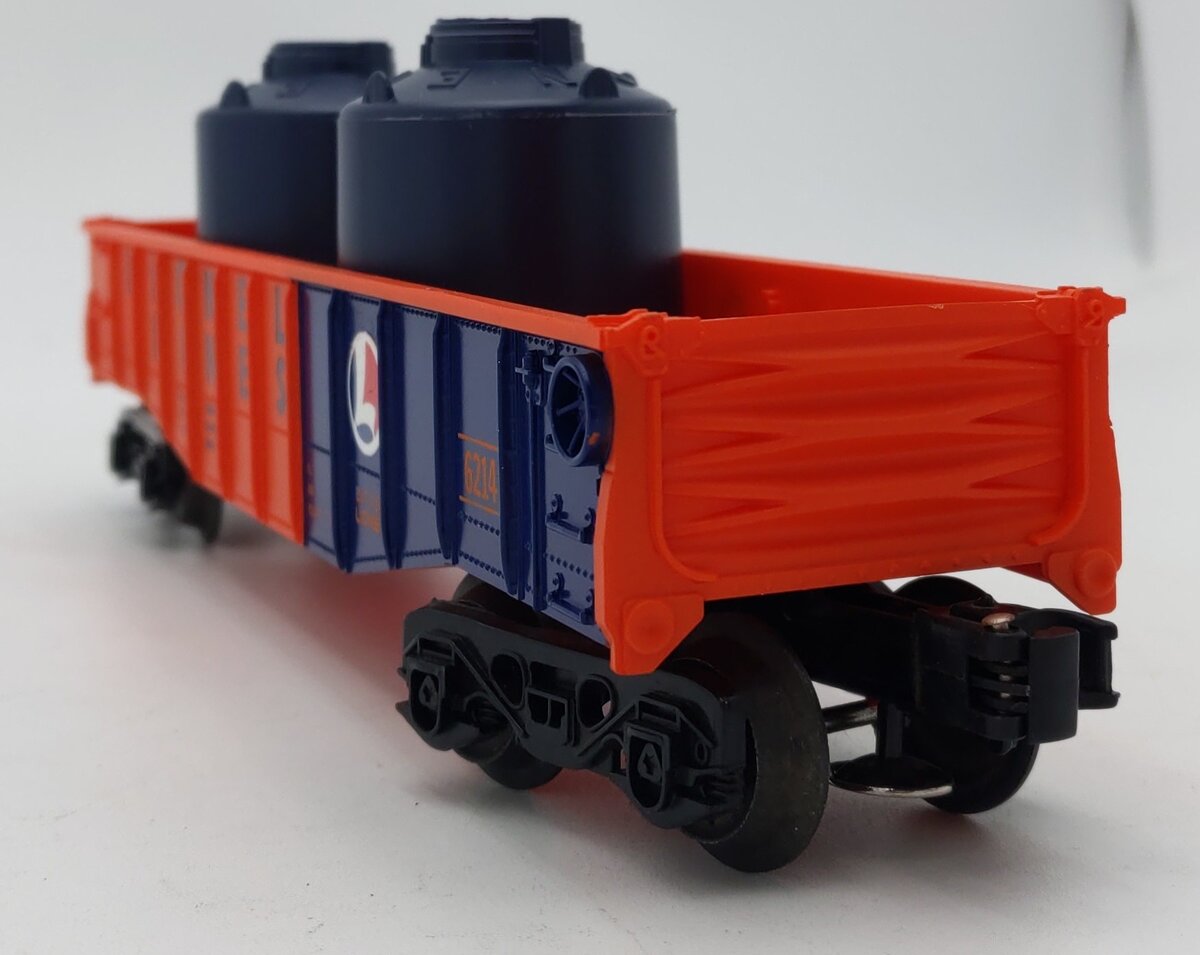 Lionel 6-6214 O Gauge Lionel Lines Gondola w/Canisters LN/Box