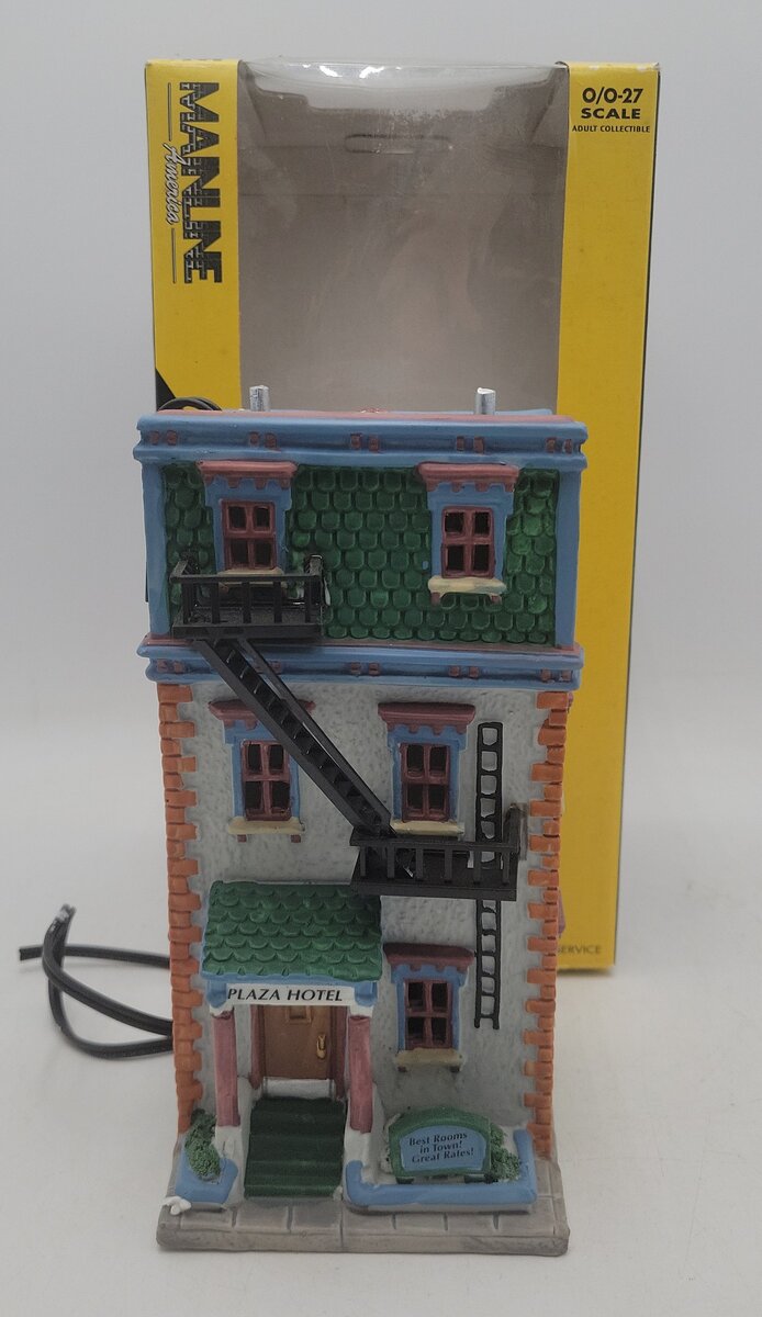 K-Line 43045 O Gauge 3-Story Plaza Hotel Ceramic Building LN/Box
