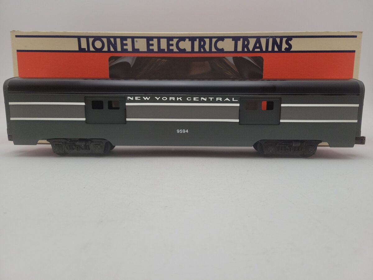 Lionel 6-9594 O Gauge New York Central Aluminum Baggage Car #9594 VG/Box