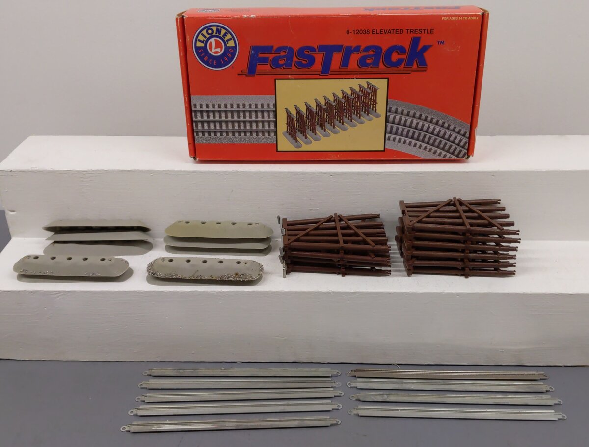 Lionel 6-12038 O FasTrack Elevated Trestle Set/Box