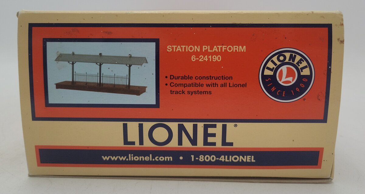 Lionel 6-24190 O Gauge Station Platform VG/Box