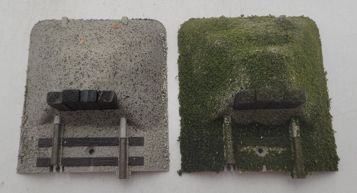 Lionel 6-12059 O Scale Fast Track Earthen Bumpers (Pack of 2)/Box