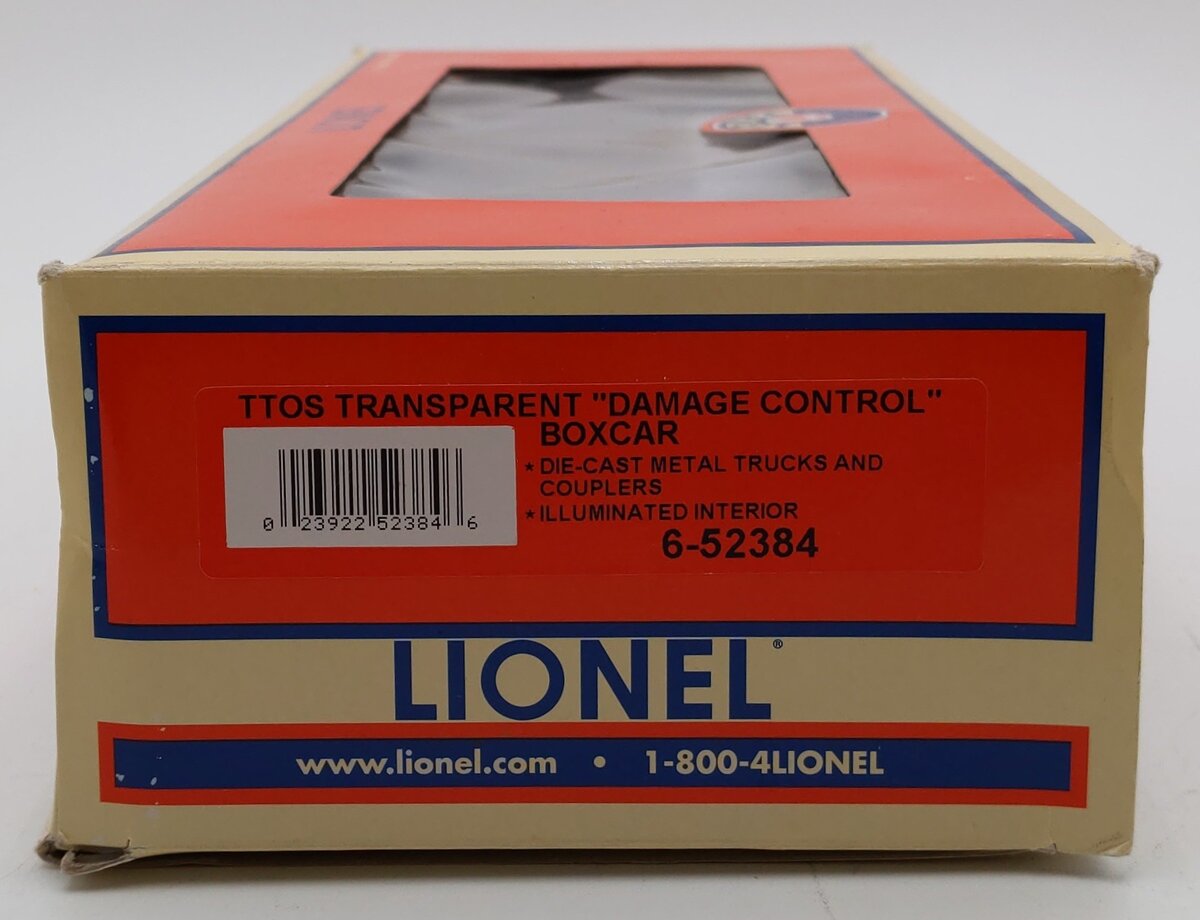 Lionel 6-52384 O Gauge TTOS Transparent 