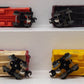 Lionel O Gauge Assorted Freight Cars: #9882, #19513, #9819, #17876 [4] EX/Box