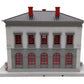 MTH 30-9099 O Gray & Maroon Police Station Assembled Building EX