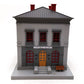 MTH 30-9099 O Gray & Maroon Police Station Assembled Building EX