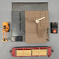 Lionel 264 Vintage O Operating Forklift Platform with 6264 Lumber Car VG/Box
