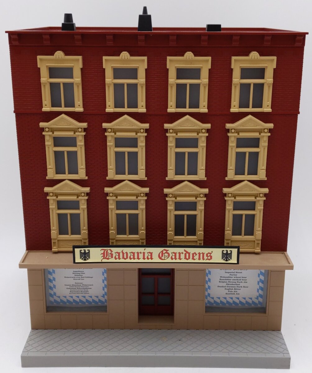 MTH 30-90192 O Gauge Bavarian Garden Works 4-Story Building VG