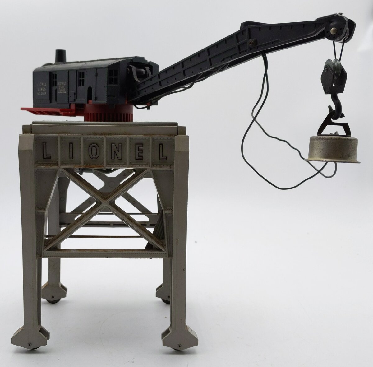 Lionel 282 Vintage O Bucyrus Erie Remote Control Gantry Crane VG