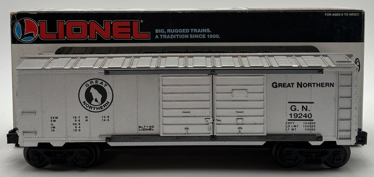 Lionel 6-19240 O Gauge Great Northern Double Door Boxcar EX/Box