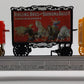 K-Line 6-22502 O Ringling Bros Scale Flat Car w/3 Circus Wagons #56 LN/Box