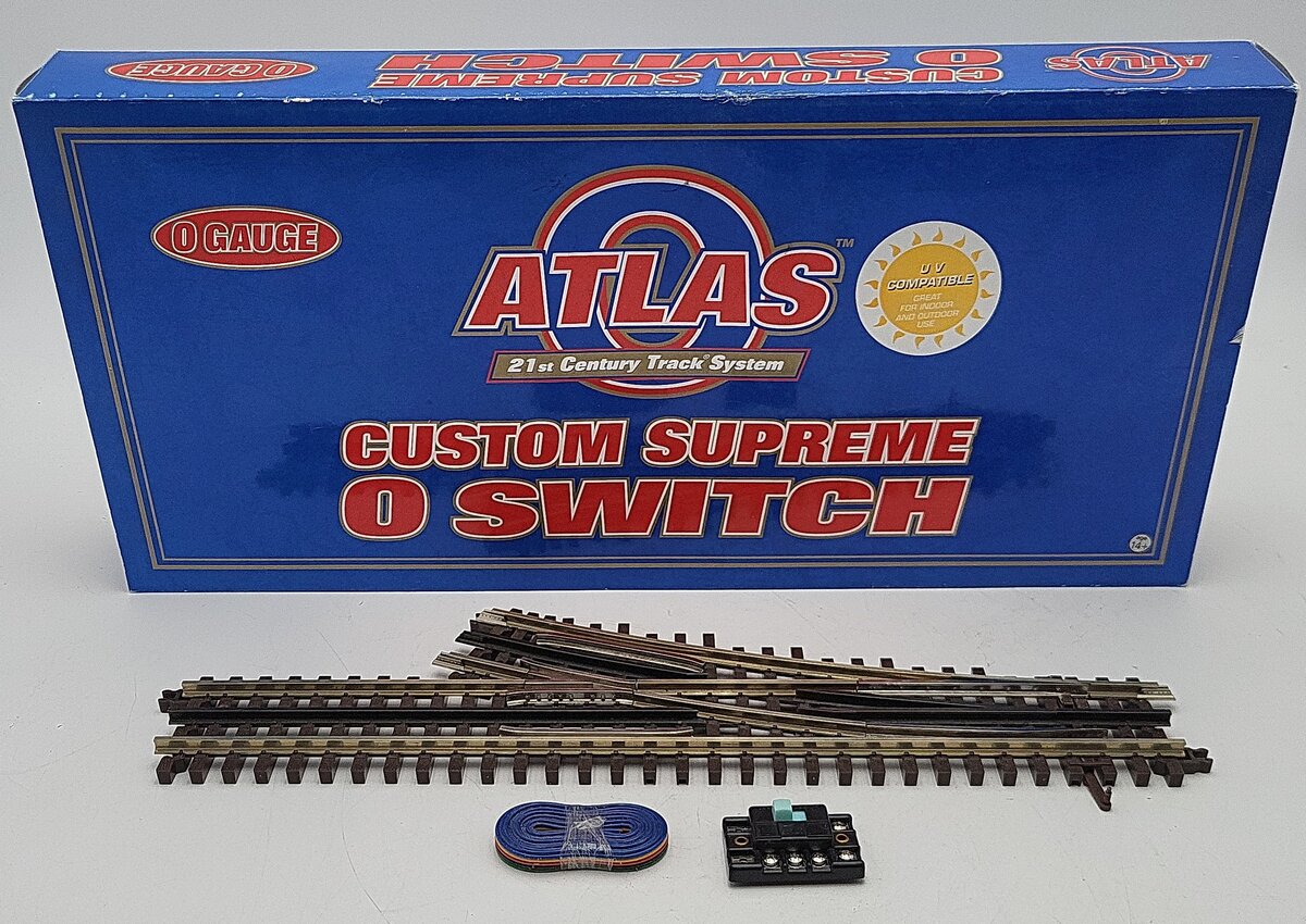 Atlas 6071 O Nickel Silver O-54 Right Hand Remote Control Switch Turnout LN/Box