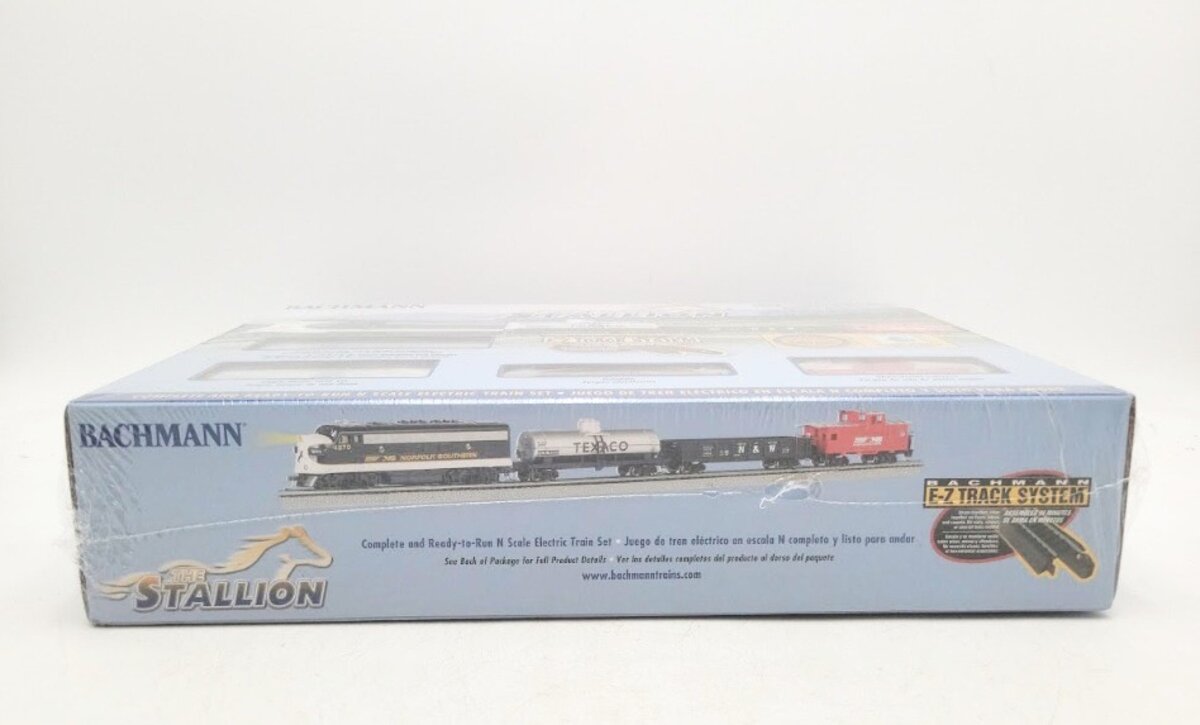Bachmann 24025 N Scale Norfolk Southern The Stallion Diesel Starter Train Set MT/Box