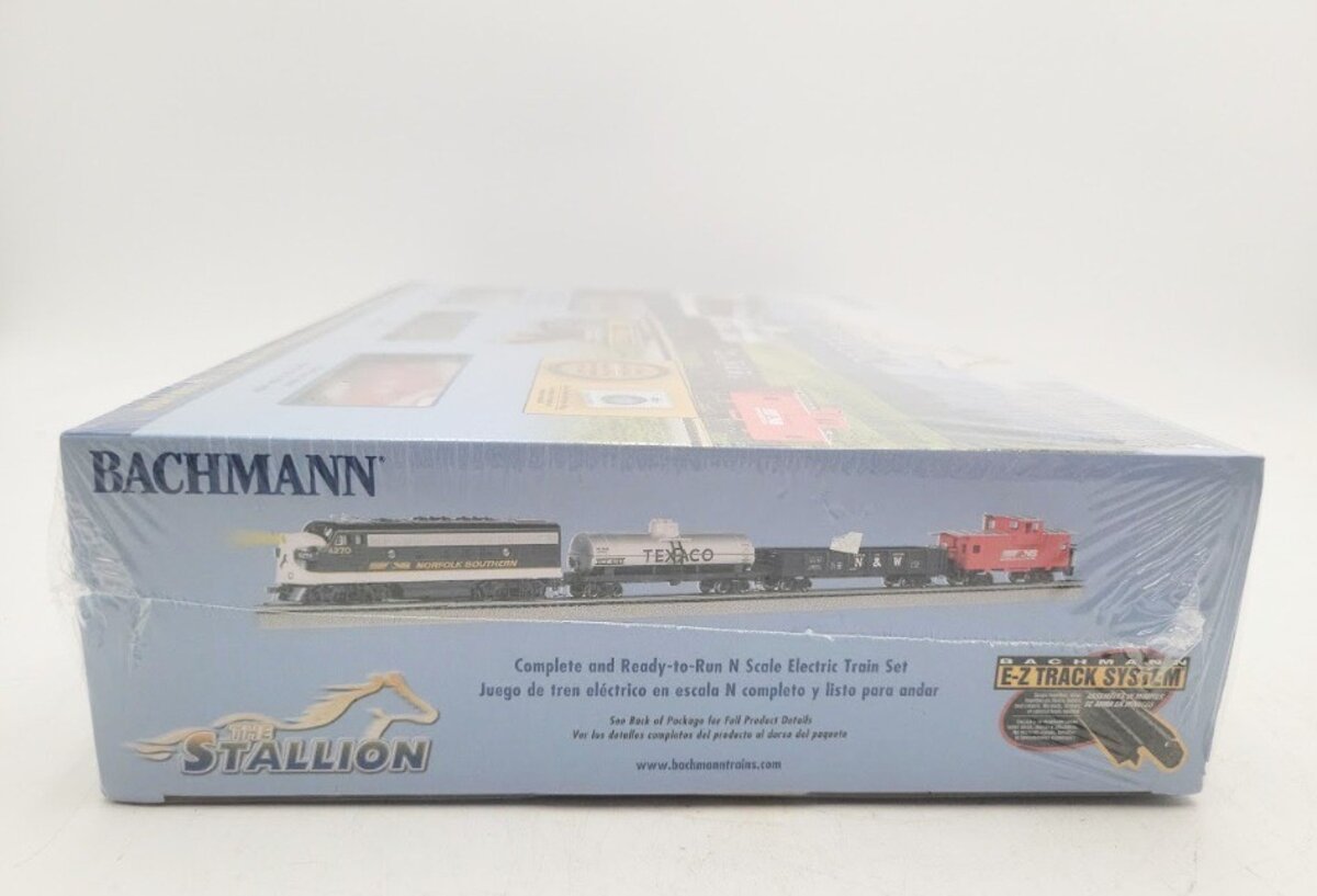 Bachmann 24025 N Scale Norfolk Southern The Stallion Diesel Starter Train Set MT/Box