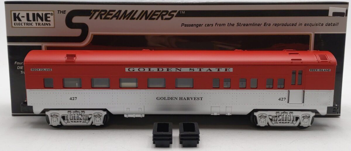K-Line K4532-0427 O Gauge Golden State "Golden Harvest" 13.5" Diner Car #427 EX/Box